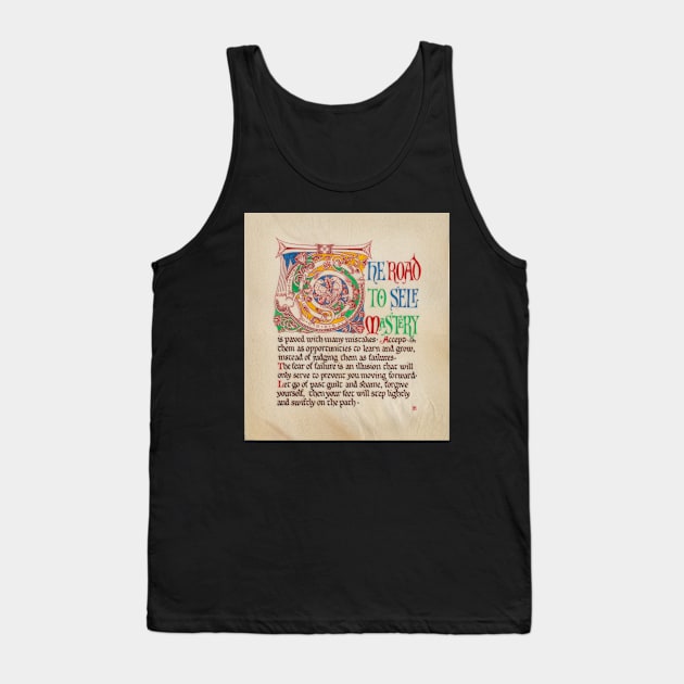 Medieval Illumination - The road to self mastery Tank Top by TCilluminate